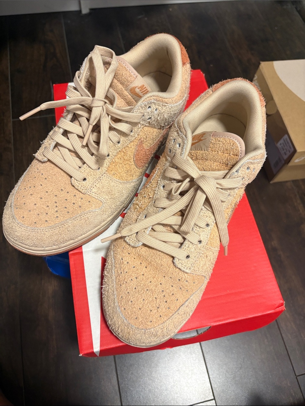 Nike Women’s Tan Suede Low-Top Sneakers